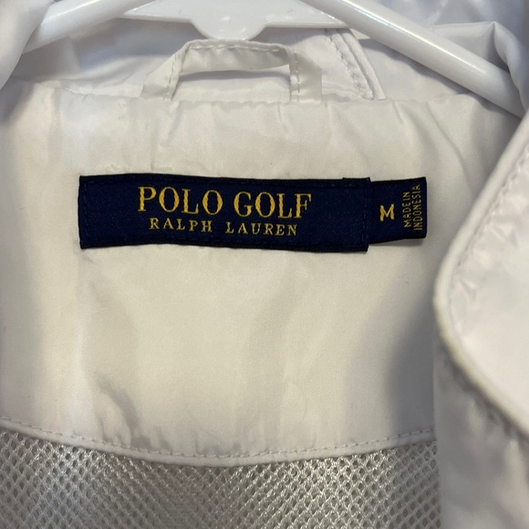 Polo Golf Ralph Lauren PGA Embroidered Golf Vest Silver Hardware Sz M - Picture 3 of 13